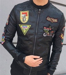 市场上装-皮衣-休闲男装皮衣