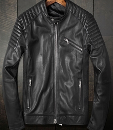 市场上装-皮衣-时尚男装皮衣