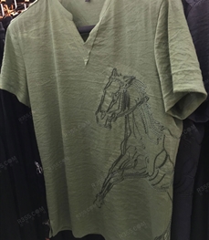 市场上装-T恤-（实拍）休闲男装t恤