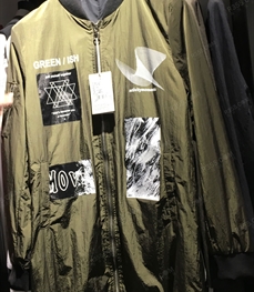 市场上装-中长外套-（实拍）时尚男装中长外套