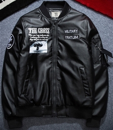 市场上装-皮衣-休闲男装皮衣