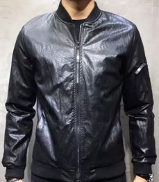 市场上装-皮衣-时尚男装皮衣
