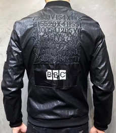 市场上装-皮衣-时尚男装皮衣