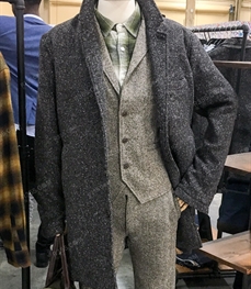 市场上装-大衣-时尚中长