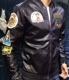 市场上装-皮衣-休闲男装皮衣