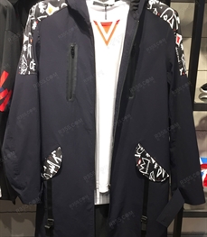 市场上装-中长外套-（实拍）时尚男装中长外套