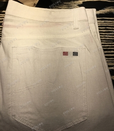 市场男裤-商务-品牌贴袋【实拍】