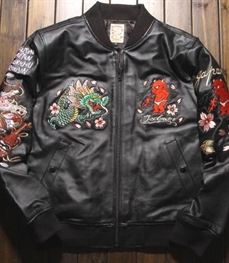 市场上装-皮衣-休闲男装皮衣