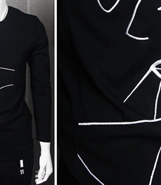 市场上装-T恤-时尚男装t恤