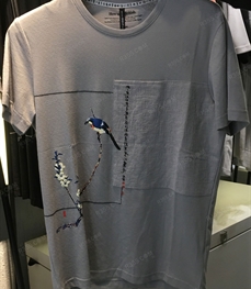 市场上装-T恤-（实拍）休闲男装t恤