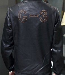 市场上装-皮衣-时尚男装皮衣