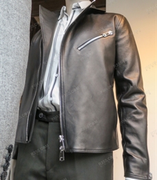 市场上装-皮衣-时尚皮衣