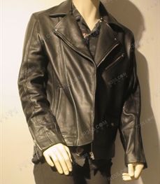 市场上装-皮衣-时尚皮衣