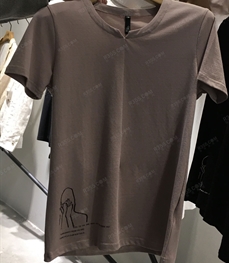 市场上装-T恤-（实拍）休闲男装t恤