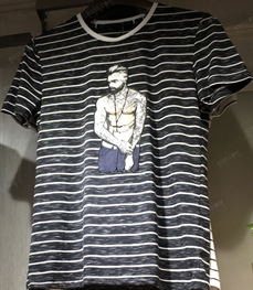 市场上装-T恤-（实拍）时尚男装t恤