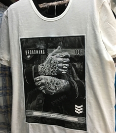 市场上装-T恤-（实拍）时尚男装t恤