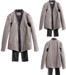 市场上装-皮衣-休闲男装皮衣