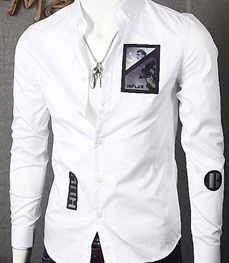 市场上装-衬衫-时尚男装衬衫