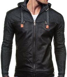 市场上装-皮衣-时尚男装皮衣