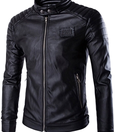 市场上装-皮衣-时尚男装皮衣