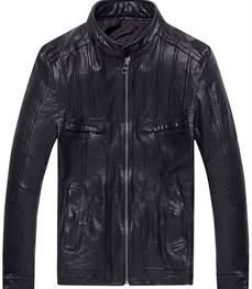 市场上装-皮衣-时尚男装皮衣