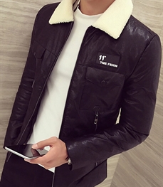 市场上装-皮衣-时尚男装皮衣