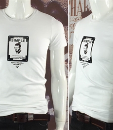 市场上装-T恤-时尚男装t恤