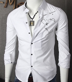市场上装-衬衫-时尚男装衬衫