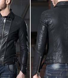 市场上装-皮衣-时尚男装皮衣