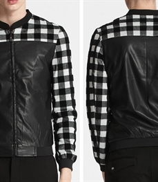 市场上装-皮衣-时尚男装皮衣