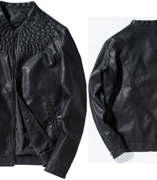 市场上装-皮衣-休闲男装皮衣