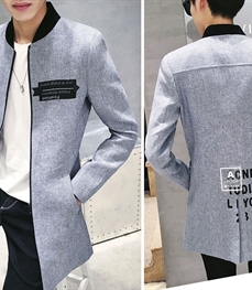 市场上装-中长外套-时尚男装中长外套