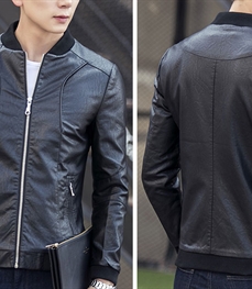 市场上装-皮衣-时尚男装皮衣