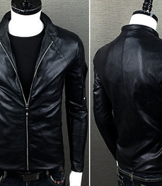 市场上装-皮衣-时尚男装皮衣