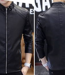 市场上装-皮衣-时尚男装皮衣