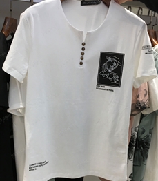 市场上装-T恤-（实拍）休闲男装t恤