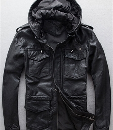 市场上装-皮衣-时尚男装皮衣