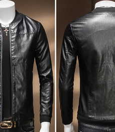 市场上装-皮衣-时尚男装皮衣