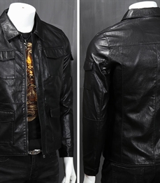 市场上装-皮衣-时尚男装皮衣