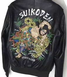 市场上装-皮衣-休闲男装皮衣