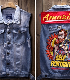 市场上装-马夹-时尚男装马甲