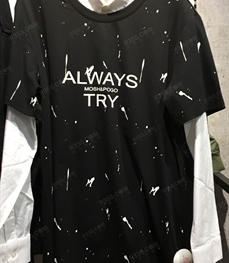 市场上装-T恤-（实拍）休闲男装t恤