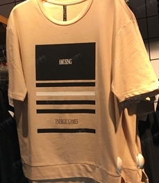 市场上装-T恤-（实拍）休闲男装t恤