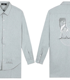 市场上装-衬衫-休闲男装衬衫