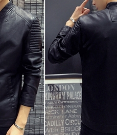 市场上装-皮衣-时尚男装皮衣