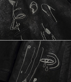 市场上装-皮衣-休闲男装皮衣