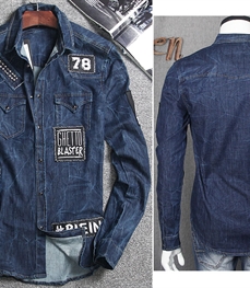 市场上装-衬衫-时尚男装衬衫