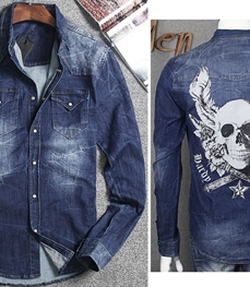 市场上装-衬衫-时尚男装衬衫