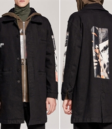 市场上装-中长外套-时尚男装中长外套