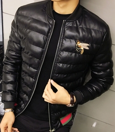 市场上装-皮衣-时尚男装皮衣